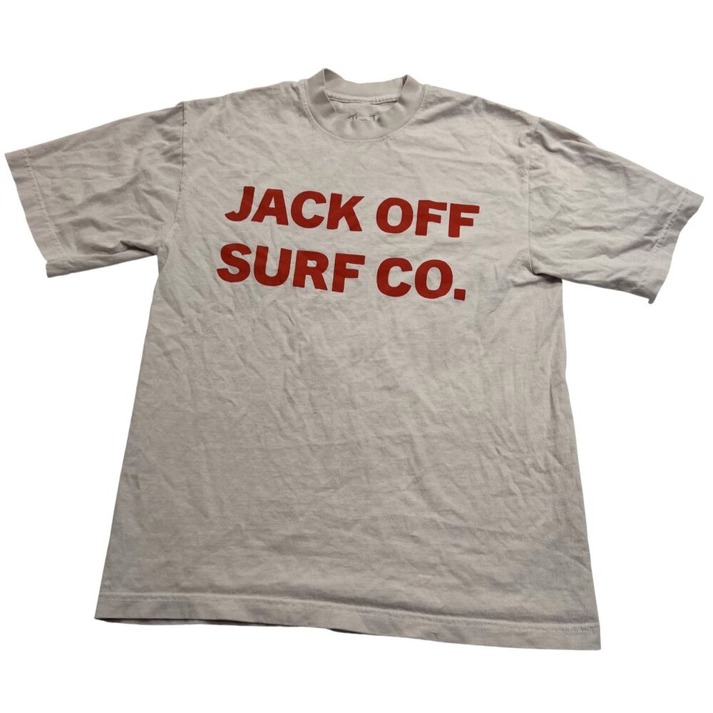 Thomas Jack Jack Off Surf Co T-Shirt in Pink